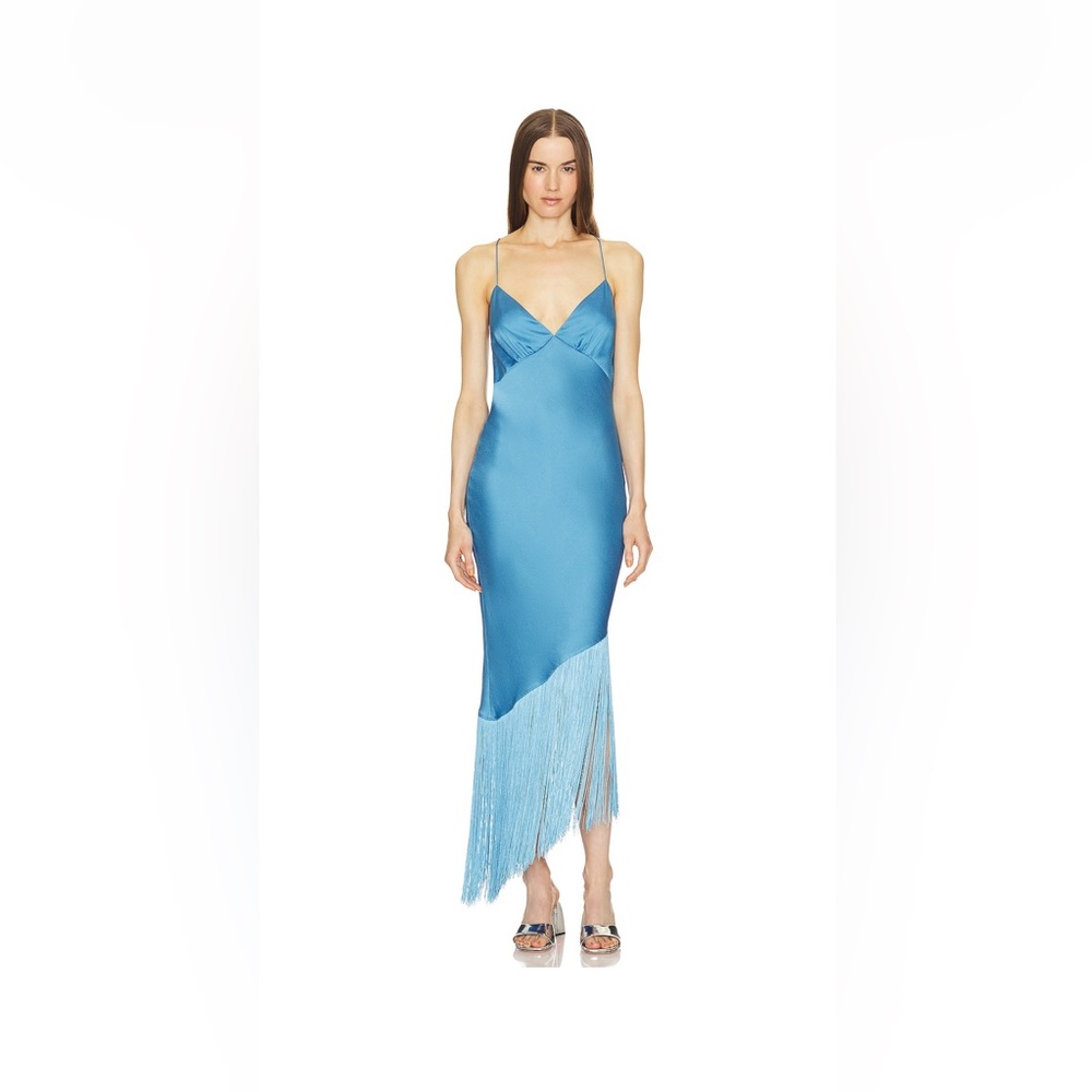 Haverine Fringe Maxi Dress